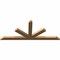 Ekena Millwork Saratoga Timber Gable Bracket, Western Red Cedar, 96"W x 40"H x 3 1/2"D x 5 1/2"F, 10/12 Pitch GBW096X40X0406SAR00SWR - alternate 4